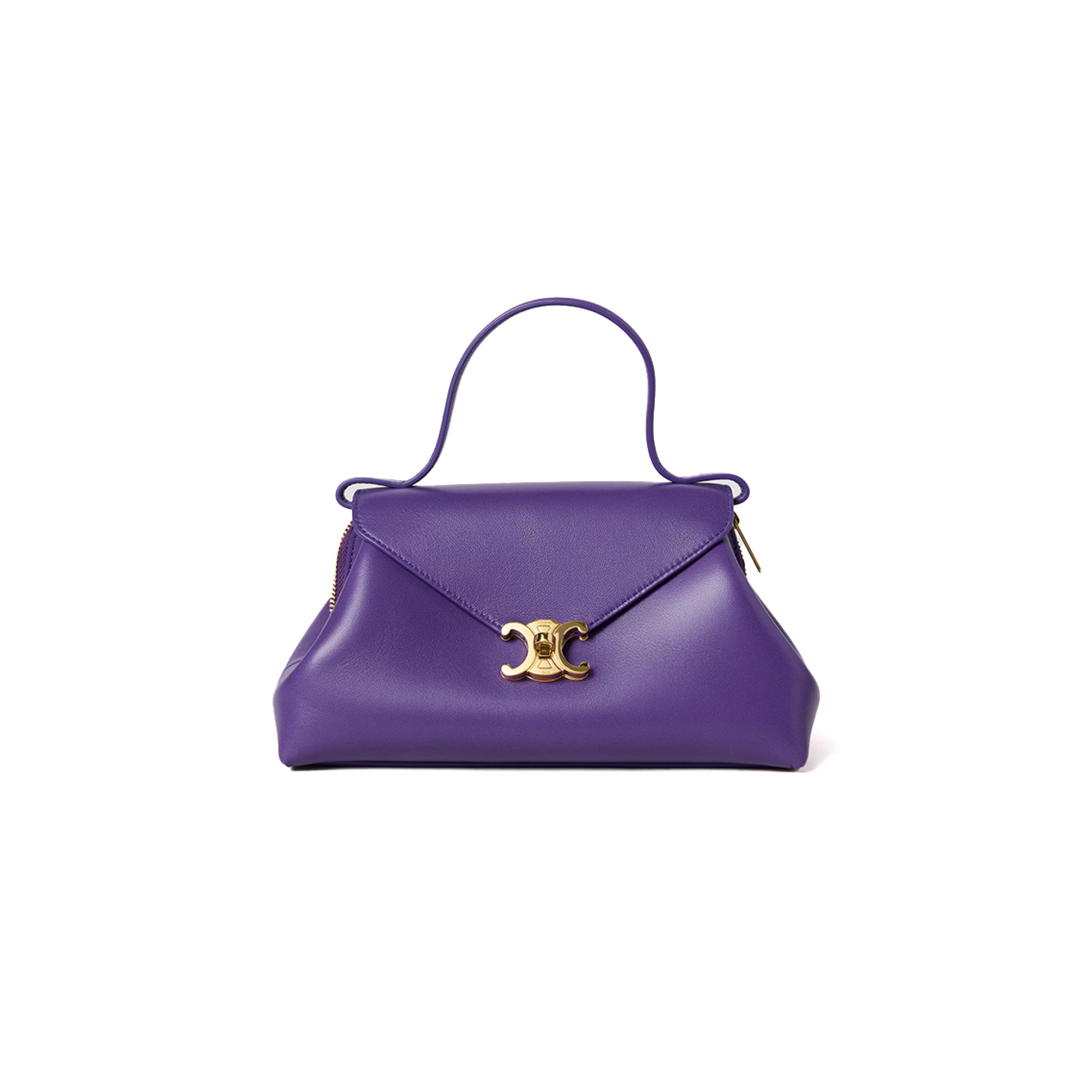 CELINE SMALL FLAIR IN SHINY CALFSKIN L10BF5B53.33VI (24*12*9cm)